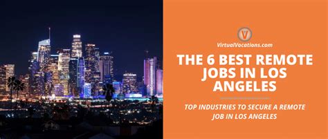 And create one application to apply to hundreds of roles at YC companies. . Los angeles remote jobs